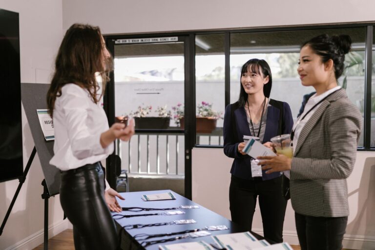 Local business community networking event